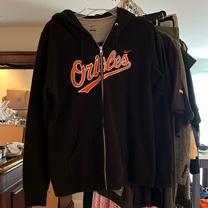 Baltimore Orioles like new hooded zip up sweatshirt